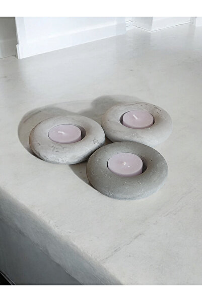 Tasarım Kapadokya Dekoratif 3'lü Mumluk Seti