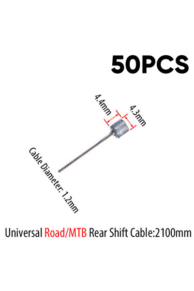 Choice 50pc Shift Rear 20PCS/50PCS Bike Cables Brake Shift Inner Cable Wire S...