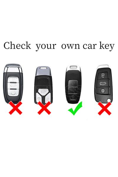 Ritimsso Transparent Black Soft TPU Car Remote Key Cover Case For Audi A3 A4 B9 A6 C8 A7 S7 4K A8 D5 S8 Q7 Q8