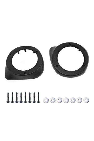 Choice مدفأة ساق سفلية سوداء للدراجات النارية مقاس 6.5 بوصة مع فتحات تهوية وم...