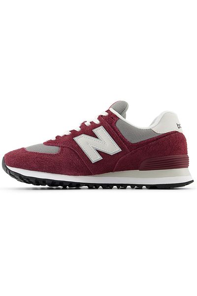 New Balance U574Bgh 574 Unisex Claret Red Sneakers