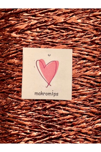 Makromİps PREMIUM TWİSTED METALİK KAĞIT İP ( 250 gr/420m) POLYESTER PARLAK ÇANTA İPİ ÖRGÜ SÜSLEME PAKET İP