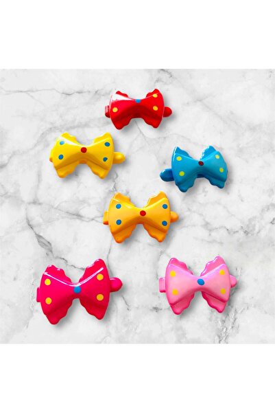 312 KONSEPT Mărgele de păr cu panglică colorată pentru fete - 6 bucăți