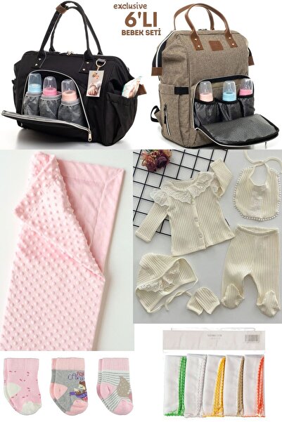 Kidex’s Baby 6’LI BEBEK DOĞUM SETİ(HASTANE ÇIKIŞ,ANNE&BEBEK BAKIM OMUZ VE SIR...