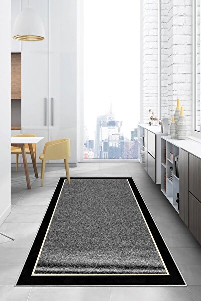 krm dünya ürünleri Yeni SİYAH Oval LÜX LEKE TUTMAZ Tay Tüyü Hisli Salon Mutfa...