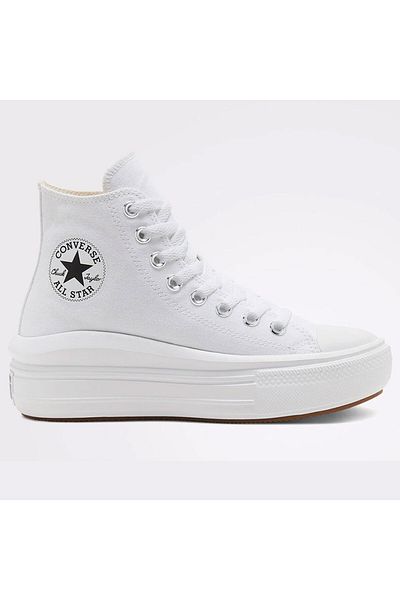 converse Chuck Taylor All Star Move Plateau Weiß Sneaker 568498 c-102