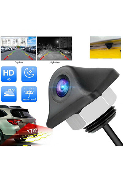 Choice كاميرا خلفية سوداء للسيارة، كاميرا رؤية خلفية عالمية للشاحنات الصغيرة والسيارات وسيارات الدفع الرباعي، زاوية مثالية.
