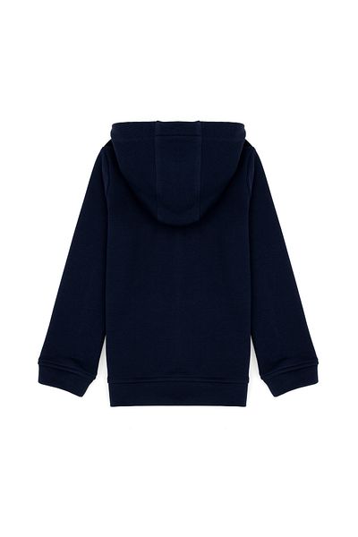 U.S. Polo Assn. Children's Navy Blue Zippered Basic Sweatshirt 50272613 -Vr033