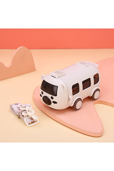 Livava Cute Bus Water Bottle Holder, White, 17X10-
