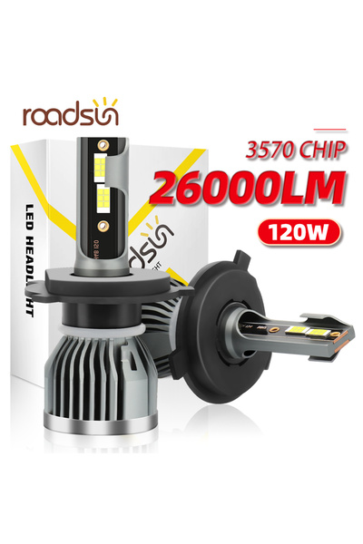 Choice5 مصباح أمامي LED من نوع H7، أبيض بارد 6000 كلفن، متوافق مع مصابيح H11 ...