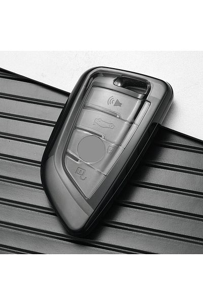Ritimsso Transparent Black Transparent Tpu Car Key Case Cover For Bmw F20 G20 G30 X1 X3 X4 X5 G05 X6 X7 G11