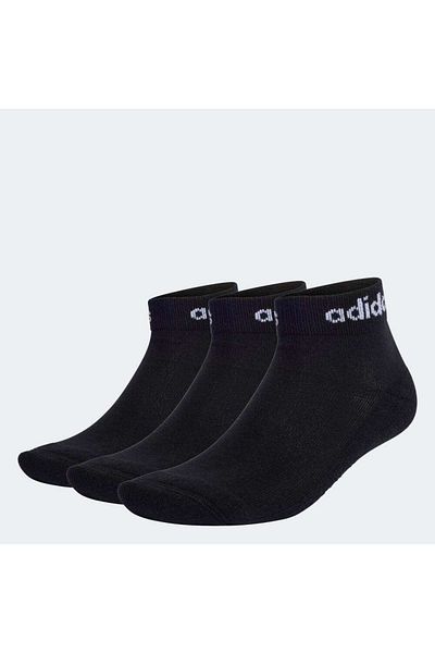 adidas T Lin Ankle 3p Κάλτσες Μαύρες Ic1305