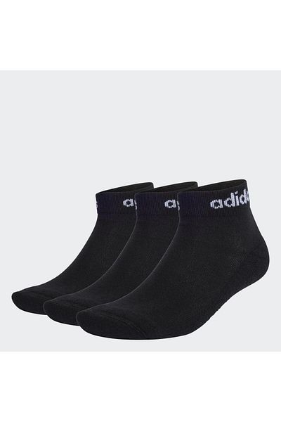 adidas T Lin Ankle 3p Κάλτσες Μαύρες Ic1305