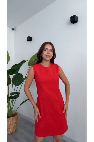 modadagiyim Rochie scurtă roșie pentru femei