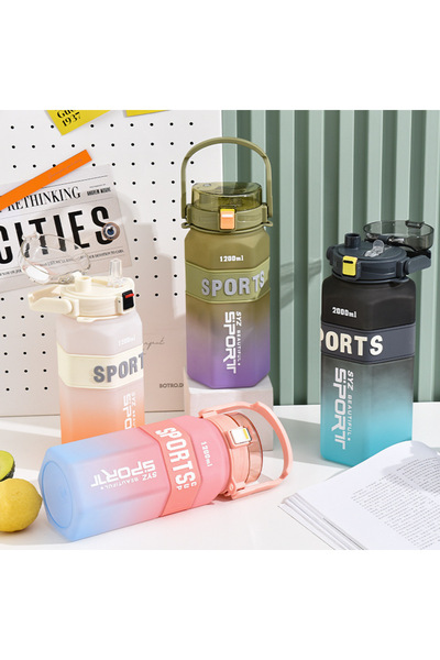 Livava Sporty Strap Water Bottle, Pink, 26X10-