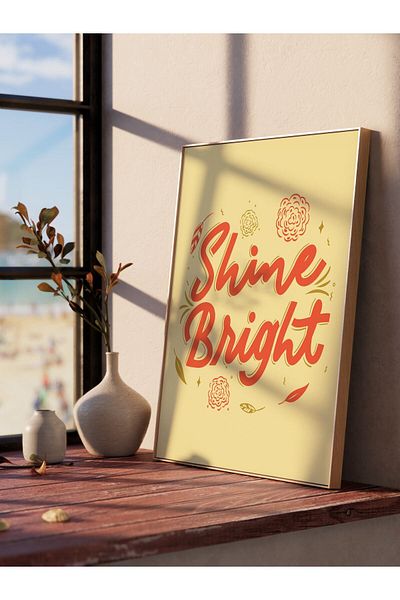 Postifull Aesthetic Wall Painting - Wall Poster - Lettering Art Wall Decor - Unframed - Thick Art Paper
