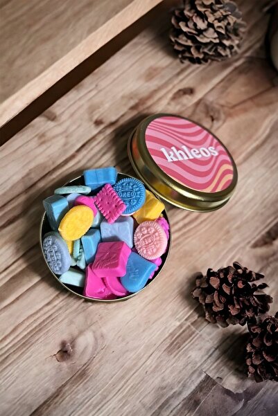 Khleos Buhurdanlık Mum Seti Oreo Milka Şekilli Egzotik Meyve Kokulu Rengarenk...