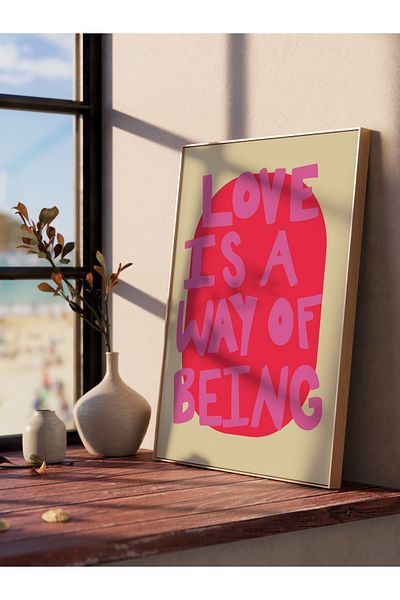 Postifull Aesthetic Wall Painting - Wall Poster - Lettering Art Wall Decor - Unframed - Thick Art Paper