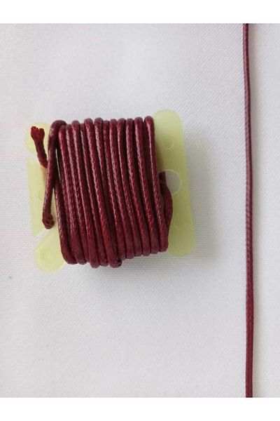 hobi duragı 2.5 Meters Waxed Korean String - 1.5 mm Thick Bracelet and Necklace String