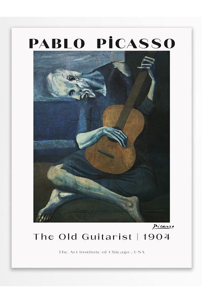 Postifull Poster de perete Pablo Picasso - Decor estetic de perete - Postere din seria de artă - Hârtie groasă