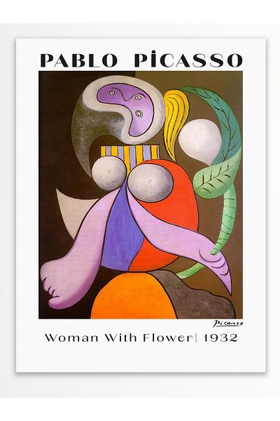 Postifull Poster de perete Pablo Picasso - Decor estetic de perete - Postere din seria de artă - Hârtie groasă