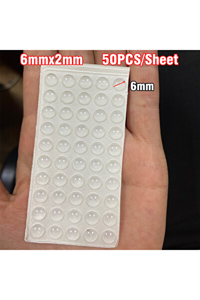 Choice1 F 1 ورقة ذاتية اللصق منصات عازلة سيليكون سدادة الباب مصدات خزانة حامي...