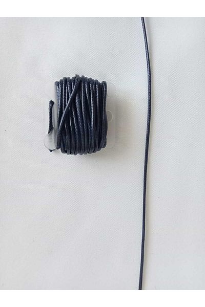 hobi duragı 2.5 Meters Waxed Korean String - 1.5 mm Thick Bracelet and Necklace String