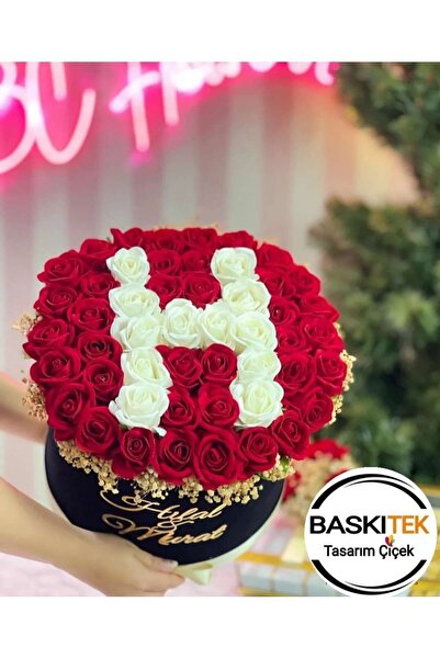 baskıtek İsteme Kutusu ( HIZLI TESLİMAT) isteme çiçeği, isteme buketi, kız is...