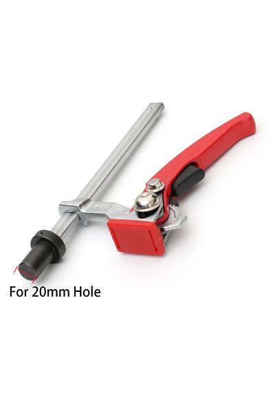 toohr 1pcs For 20mm(0.79IN)hole 1pc Woodworking Desktop Quick Acting Hold Down Clamp Desktop Clip Fast Fix