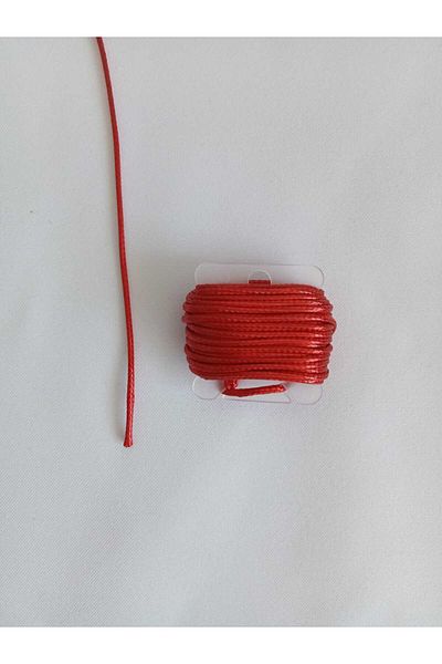 hobi duragı 2.5 Meters Waxed Korean String - 1.5 mm Thick Bracelet and Necklace String