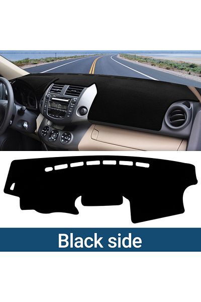 Choice Black Side Car Dashboard Avoid Light Cover Anti-uv Mat Pad Non-slip Carpets For Toyota Rav4 Xa30 200