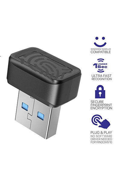 Choice قارئ بصمات الأصابع USB، قارئ مفاتيح بصمات الأصابع لنظامي التشغيل Windo...