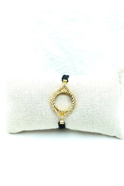 Arjew Çeyreklik Çerçeveli Makrome Örgü Bileklik