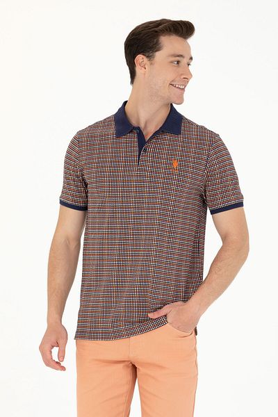 U.S. Polo Assn. Pánské tričko v námořnické modré 50275503-vr033