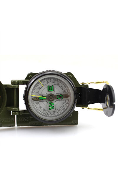 Choice Army Green Lensatic Military Compass Portable Army Green Sighting Camping Hiking Compass Guide Army