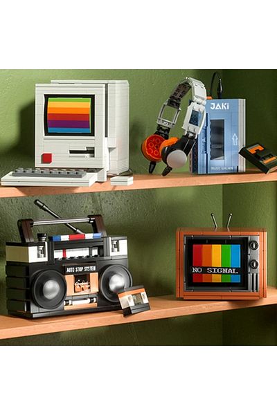 Choice DIY Retro Electrical Appliances Furniture TV Computer Tape Walkman Game Consoles Radio Building B...