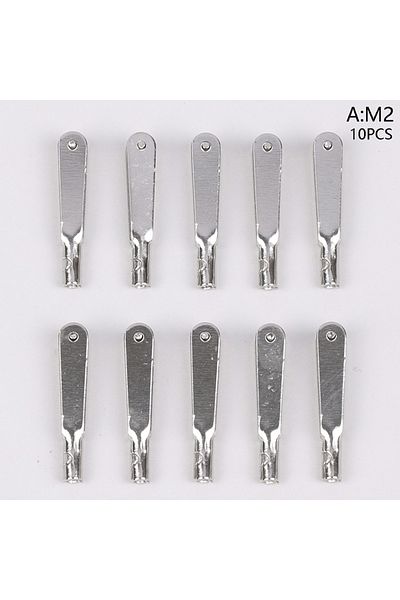 Choice A 10pcs M2/m3 Metal Iron Clevis Chuck Pull Rod Connector Clamp Horn Alloy Screw Accessories Kit For.