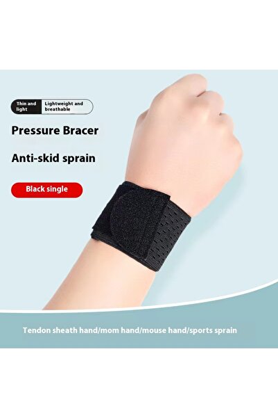 Choice black Sports wrist protector for women with twisted tendon sheath, bad...