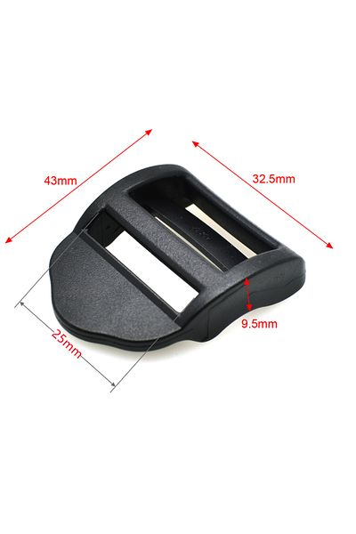 Choice 5pcs Ladder Lock 25mm 5 Pcs/pack Black Ladder Lock/tri-glide Slider Plastic Buckles For Backpack Str