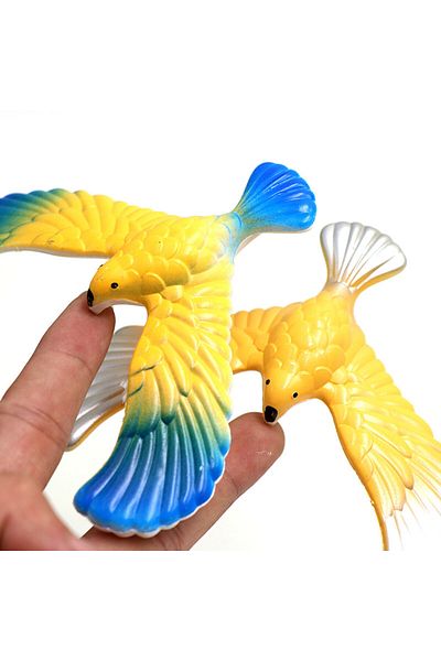 Choice 1 Set Amazing Balanced Eagle Bird Balancing With Stand Bird Desk Kids Toy Fun Learn Educational T...