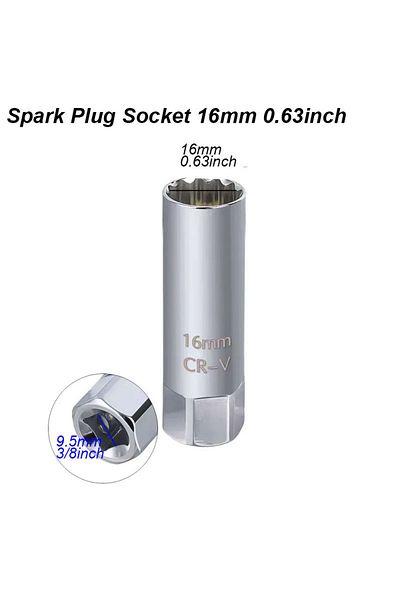 Choice Spark Plug Key 16mm Spark Plug Socket Wrench Key Adapter 14 16mm Install Replace Repair Kit Torque M