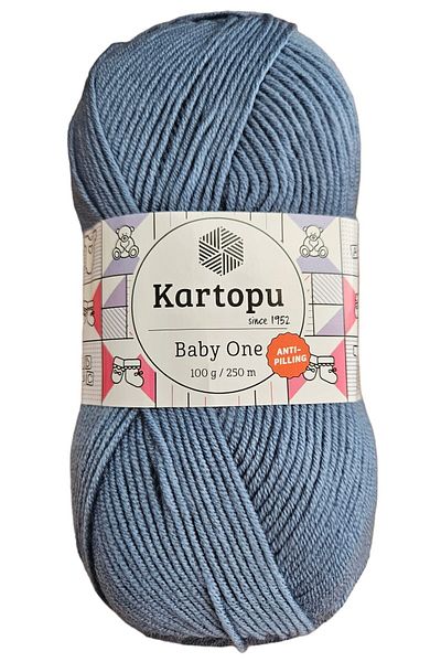 Kartopu Baby One Denim Baby Wool - Χωρίς πουπουλένια, K644 (Νέο χρώμα)