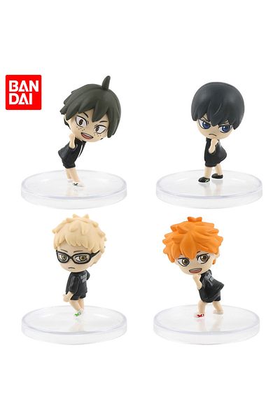 Choice 4pcs Anime Figures Haikyuu Shoyo Hinata Action Figures PVC Tobio Kageyama Toys for Children Haiky...
