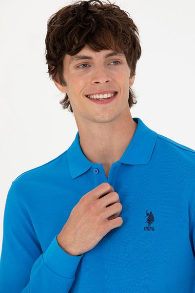 U.S. Polo Assn. Мъжки кобалтово син базов суитшърт 50276503-VR077