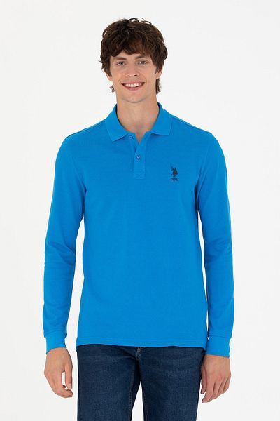 U.S. Polo Assn. Мъжки кобалтово син базов суитшърт 50276503-VR077