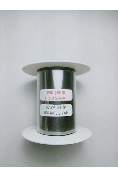 Eskişehir hobi sanat 500 μέτρα Μαύρο Φάντασμα Σχοινί 0,10 mm Μειωτικό Μάγισσα