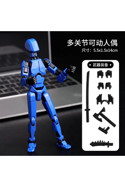 Choice Multi-Jointed Movable Shapeshift Robot 3D Printed Mannequin Dummy 13 Action Figures Toys Kids Adu...