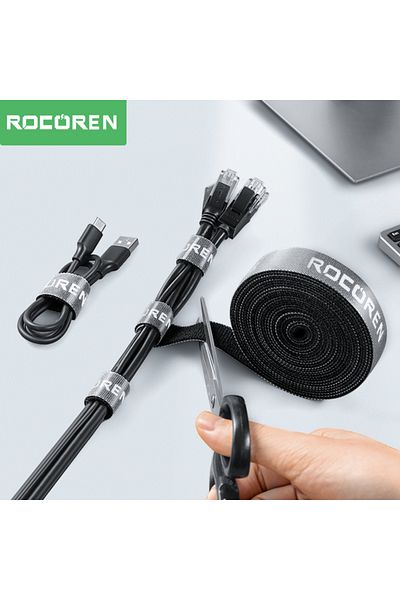 Choice Rocoren منظم الكابلات سلك اللفاف USB إدارة الكابلات شاحن حامي للهاتف ماوس سماعة الأذن...