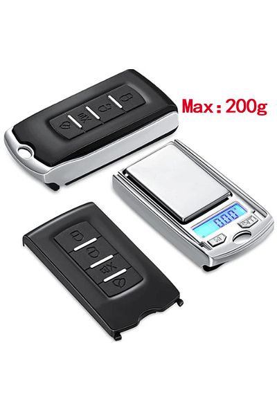 Choice 0.01g 200g 1pcs 200g/100g 0.01g Precision Portable Car Key Shape Mini Digital Pocket Electronic gram
