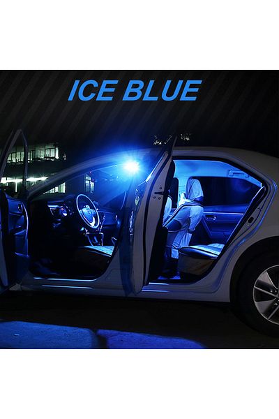 Choice مجموعة مصابيح إضاءة داخلية LED للسيارة من Canbus من 15 قطعة بلون أزرق كريستالي Bmtxms لسيارة لكزس IS Is250 Is300 Is350 Is22